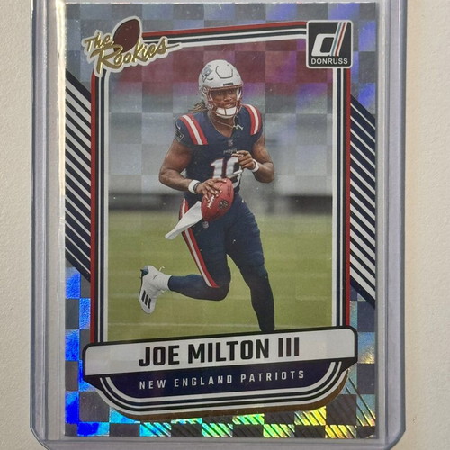 2024 Panini Donruss Rookie RC Joe Milton III #TR-10 Patriots The Rookies Holo new