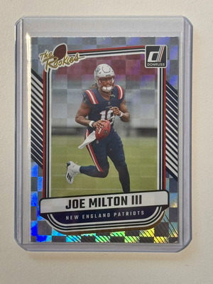 2024 Panini Donruss Rookie RC Joe Milton III #TR-10 Patriots The Rookies Holo new
