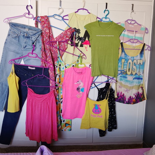 Clothes pack size S, 14 pieces, multicolor, Zara