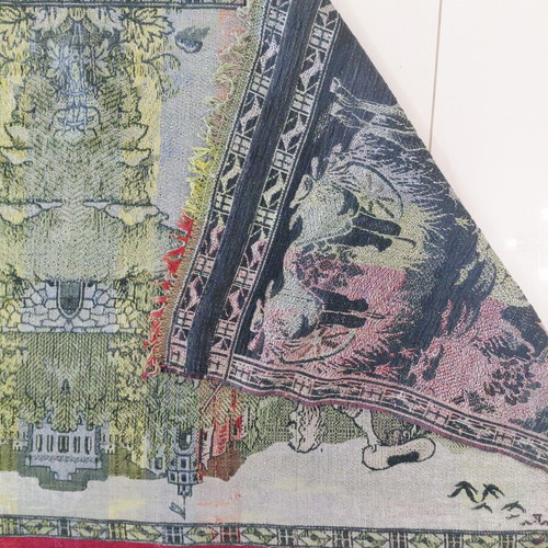 Vintage woven wall tapestry from the 1960s, like new, 1.52×0.85m