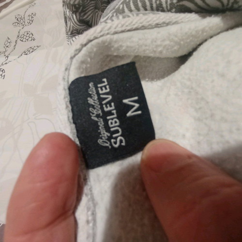 Sublevel women's sweatshirt like new, size M, gray shades