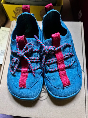 Affenzahn Prewalker Knit Shark shoes size 22 like new