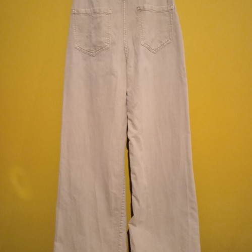 Bershka Wide Leg Pants beige size EUR 36 like new