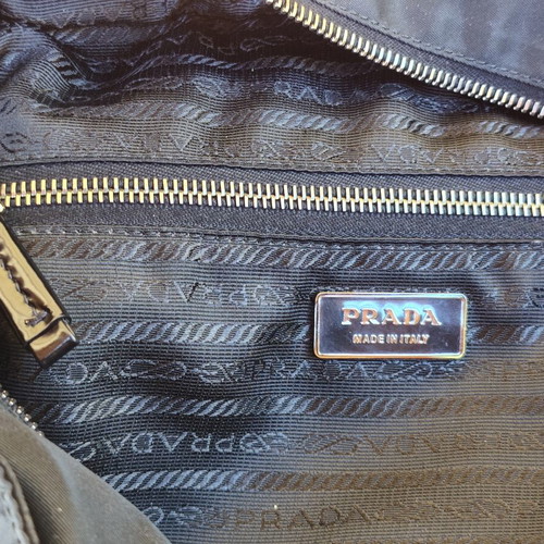 Prada shoulder bag in black nylon