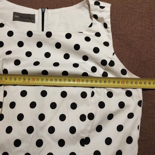 Billy Sabbado summer dress with polka dot top and black skirt