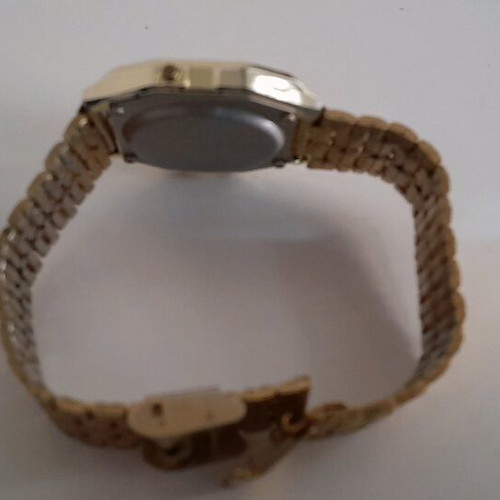 Casio Chrono Alarm men's watch used, gold color