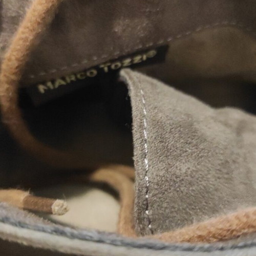 Marco Tozzi Oxford shoes used, size 38, gray