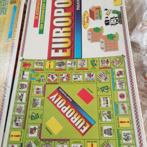 Europoly board game used, deluxe for children over 6 years