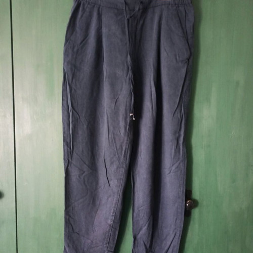 Women's airy summer pants like new, blue, size S