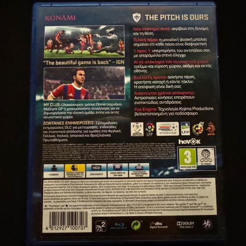 Pro Evolution Soccer 2015 for PS4 like new