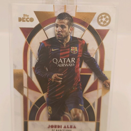 Jordi Alba Topps Deco Uefa 2024-25 card new