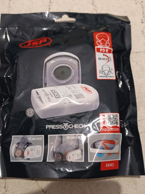 Φίλτρα P3 R D Press to Check για μάσκες JSP καινούργια