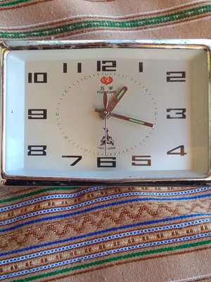 Five Rams watch used, mechanical wind-up, silver color