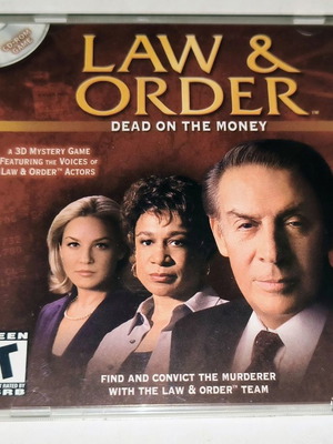 Law & Order: Dead on the Money PC used adventure game