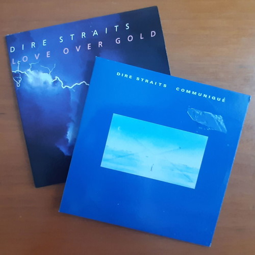 Dire Straits 2 CD set used, Communiqué and Love Over Gold