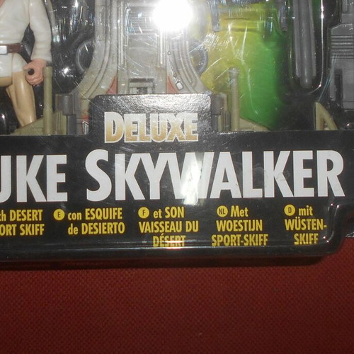 Star Wars Deluxe Luke Skywalker figure new sealed 1996 Kenner