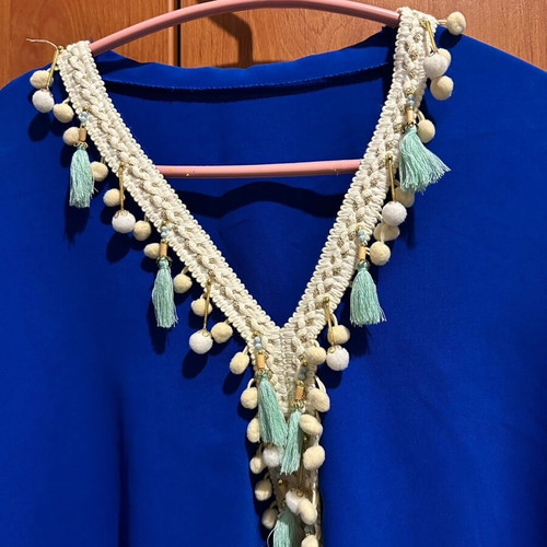 Blue blouse like new, size L / 40 / 12