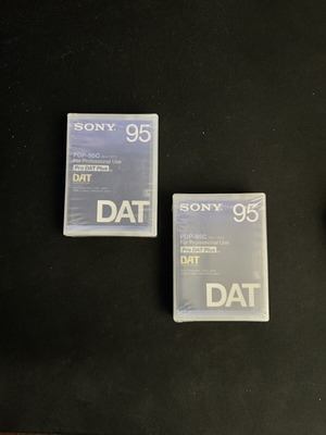 Sony DAT Tape PDP-95c factory sealed pack of 2