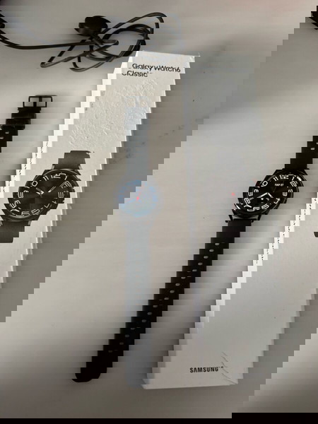 ΑΨΟΓΟ Samsung  Galaxy Watch 6 Classic  Παρακολούθηση καρδιακού ρυθμού GPS - Μαύρο