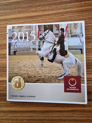 Official Austrian Euro Coin Set 2015 new