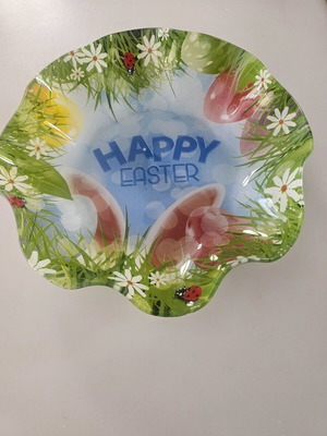 Easter plate used