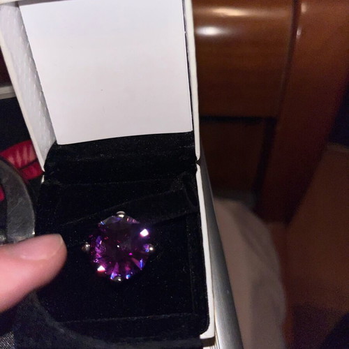 Just Cavalli ring new, purple