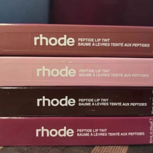Rhode lip tints new in shades Ribbon, Toast, Rasberry Jelly, Espresso