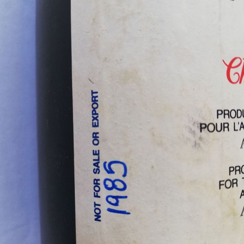 Chateau Clauss Reserve de L'Ambassade 1985 wine like new