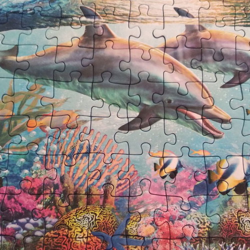 Ravensburger Puzzle 300 pieces like new with marine image