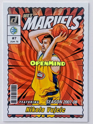 Κάρτα Nikola Vujcic Net Marvels #21 Maccabi Donruss Euroleague 2023-24 καινούργιο
