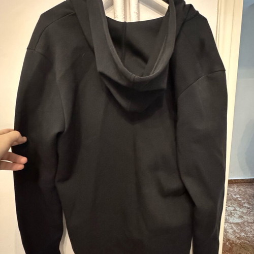 Adidas ελαφριά ζακέτα με κουκούλα και φερμουάρ Large σαν καινούργιο, μαύρο