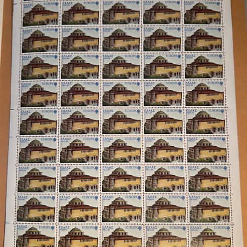 Europa CEPT full sheets Greek stamps mint, never hinged
