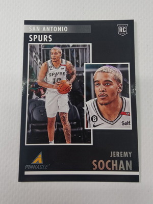 Jeremy Sochan Chronicles Pinnacle 2022-23 card new