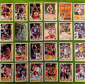 Συλλογή 143 Κάρτες Upper Deck NBA 1992