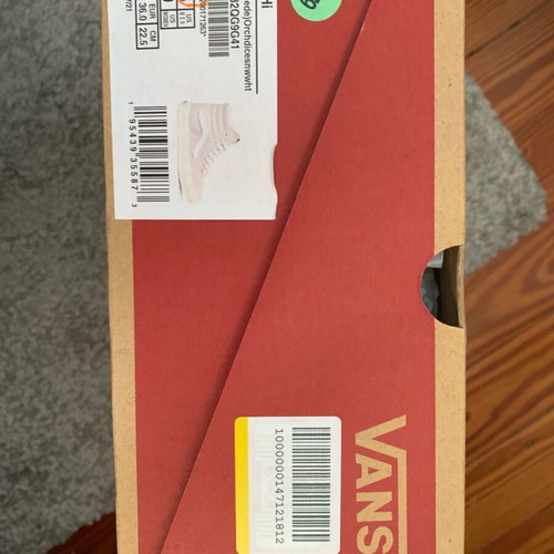 Vans Sk8-Hi new leather shoes size 36 light lilac