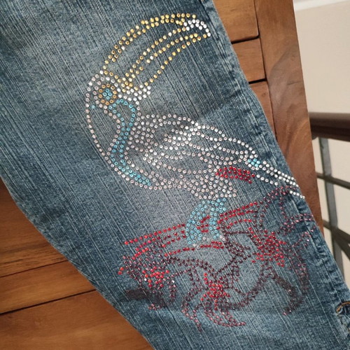 Compagnia Italiana bermuda size 38 with Swarovski used