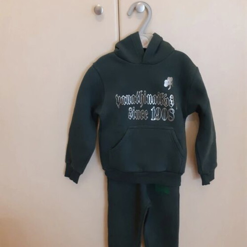 Panathinaikos original baby clothing set, warm, age 2-3 years