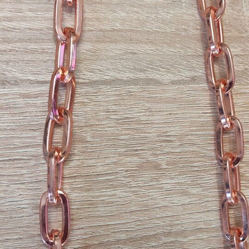 Isabella Oval Medium metal chain new, sold by the meter