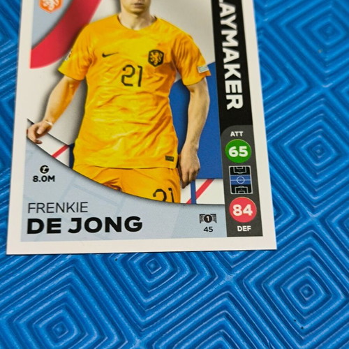 Match Attax set of 5 cards like new with Top Scorers & Playmaker Frenkie de Jong