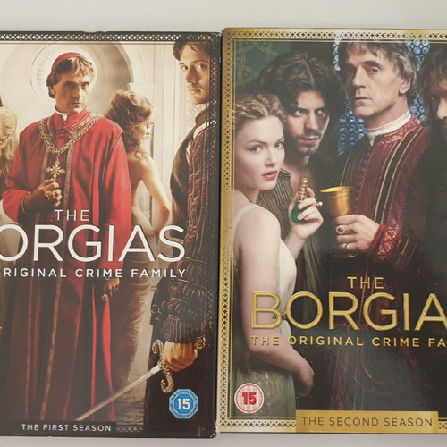 The Borgias DVD употребяван, пълен 1-ви и 2-ри сезон