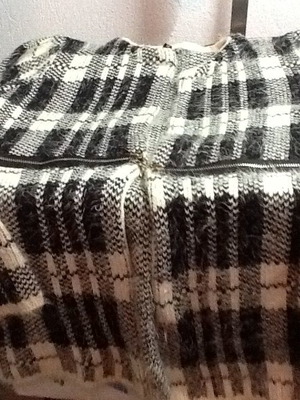 Ankora Cardigan New, Black and White, Size M