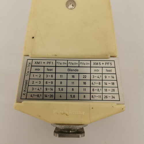 Deutolux flash reflector used, vintage 1960
