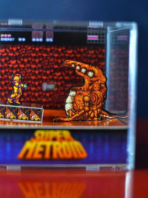 Super Metroid (SNES) 3D диорама нова