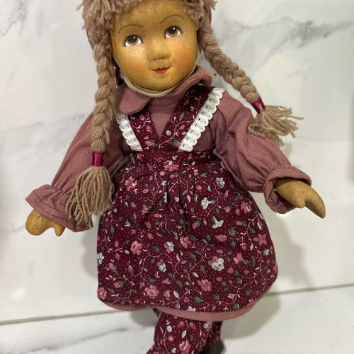Ceramic doll from Germany 1970s like new