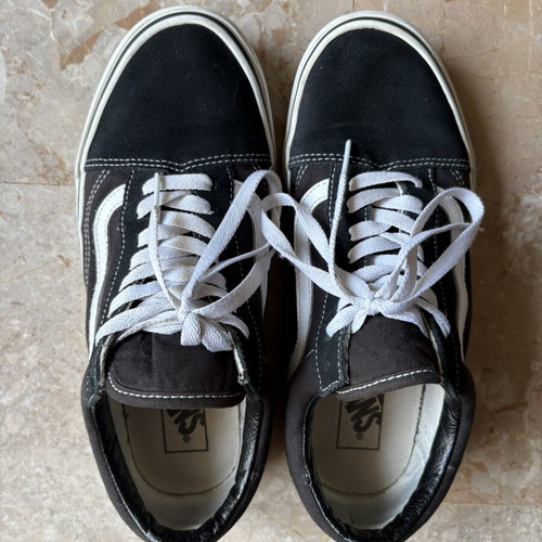 Vans Old Skool sneakers, size 42, black and white