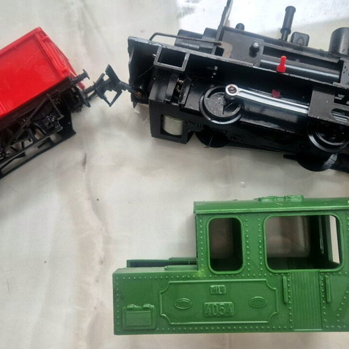 Lima train used for spare parts, Italian 1960s