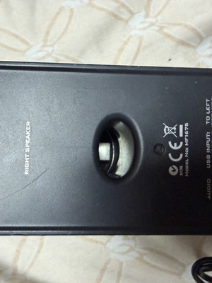 Creative computer speakers used