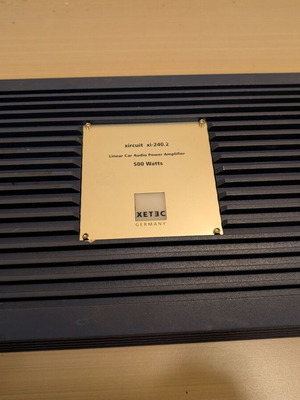 Ενισχυτής αυτοκινήτου Xetec Circuit xi-240.2 μεταχειρισμένος, 2κάναλος, 500W