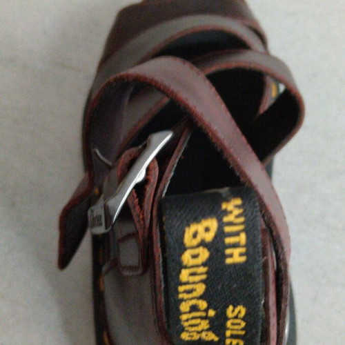Dr. Martens women's burgundy sandals size 38 new