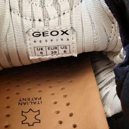 Geox U Aerantis A leather shoes, size 39, black